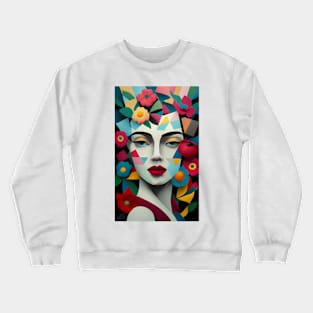 Vibrant Inner flower child Headpiece Crewneck Sweatshirt